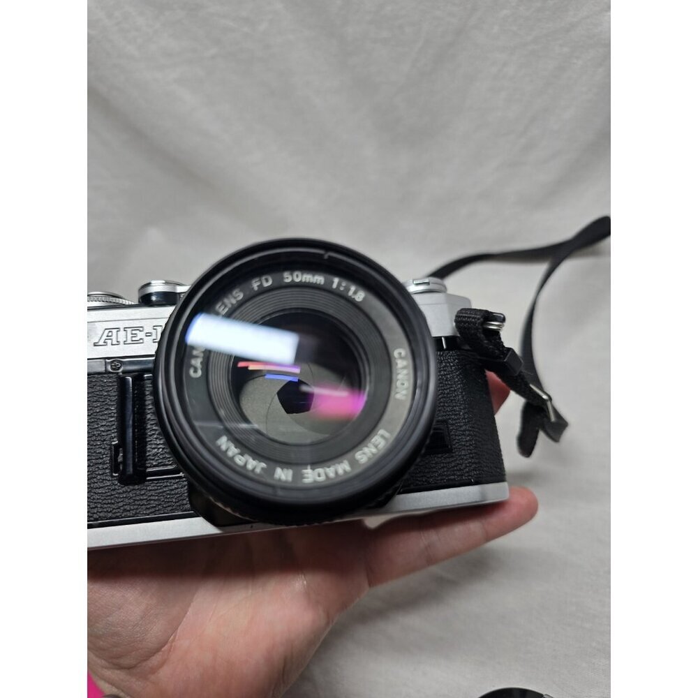 Canon AE-1 35mm Film Camera Canon 50mm Lens- NOT TESTED - Picture 14 of 16